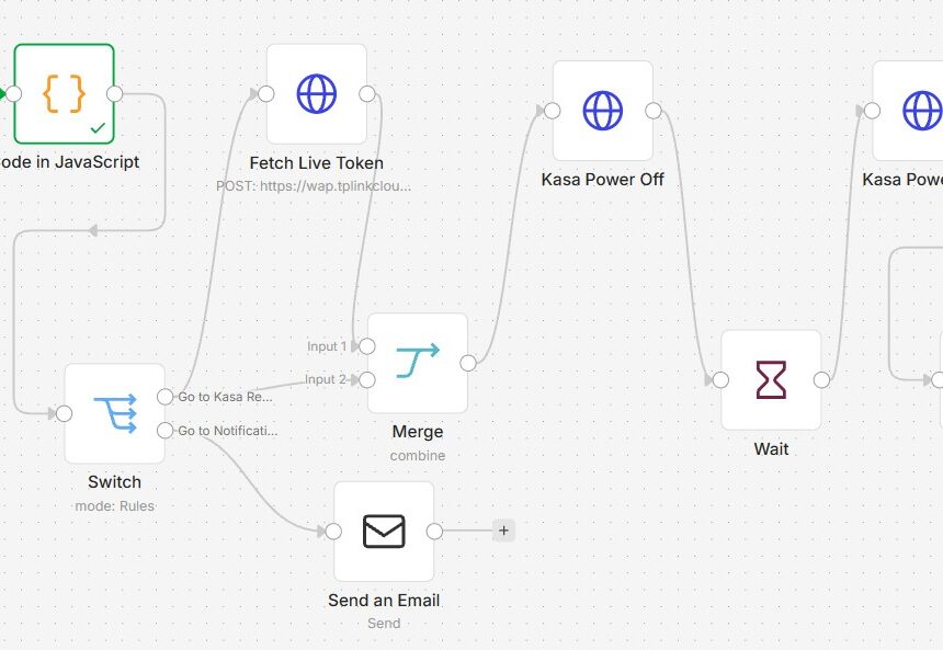N8N + HT801 + VOIP.MS + KASA = Totally Awesome