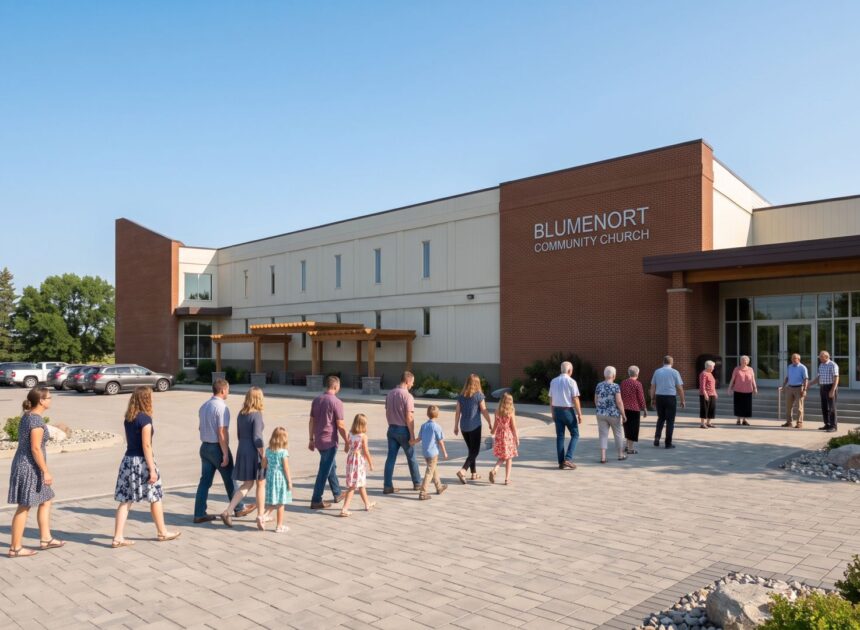 Join Us for Sunday Morning Service at Blumenort Community Church in Blumenort, MB
