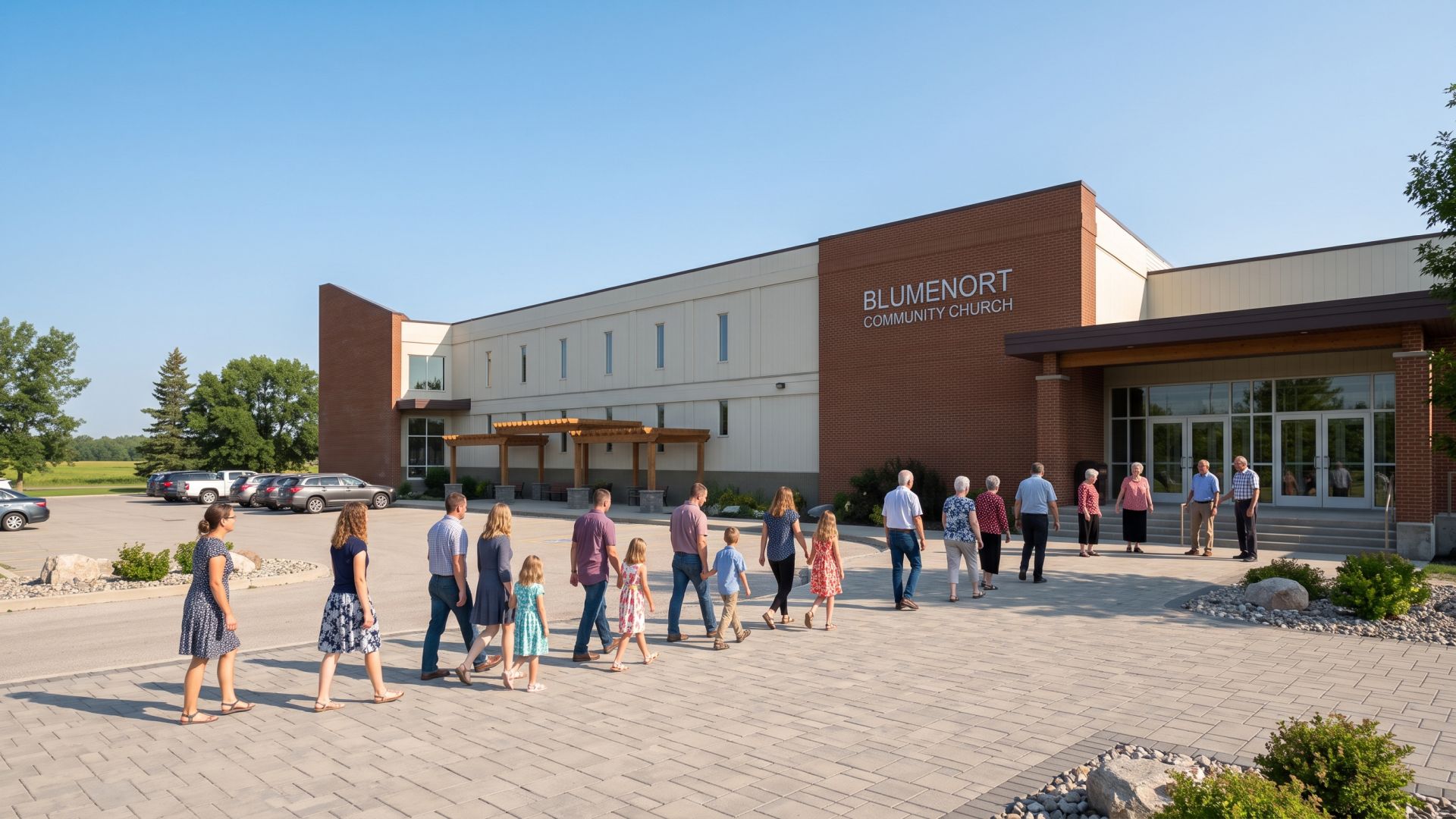 Join Us for Sunday Morning Service at Blumenort Community Church in Blumenort, MB