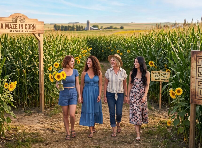 Ladies Sunflower Expo Trip to A Maze In Corn: Summer Blooms & Fellowship (Blumenort, MB)