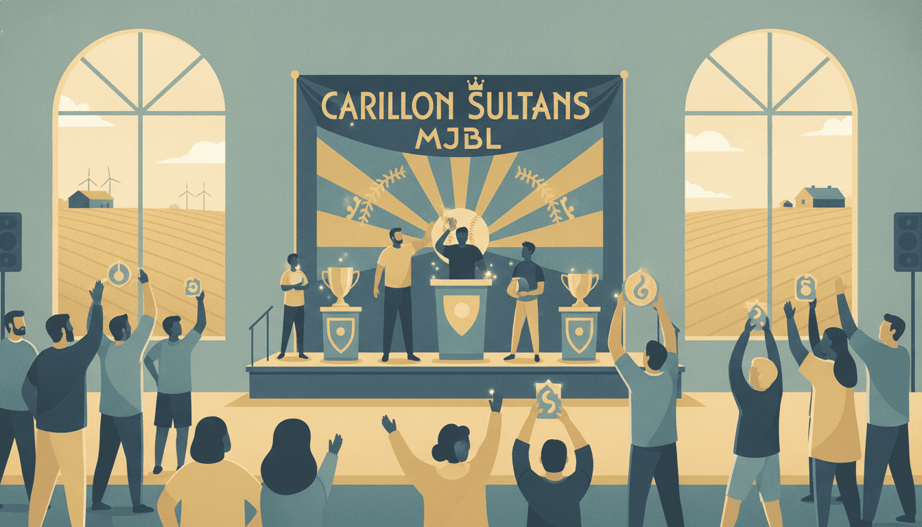 Carillon Sultans MJBL awards — Carillon Sultans Dominate MJBL Awards as Cedric Lagasse Named MVP and Pitcher of the Year