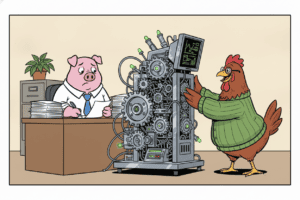 The Coop Chronicle comic, Episode 1 — Hank and the team attempt to modernize Pra