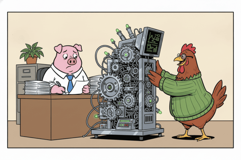 The Coop Chronicle comic, Episode 1 — Hank and the team attempt to modernize Pra