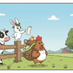 Prairie Paws comic, Episode 1 — Barnaby leads a nature trail adventure through B