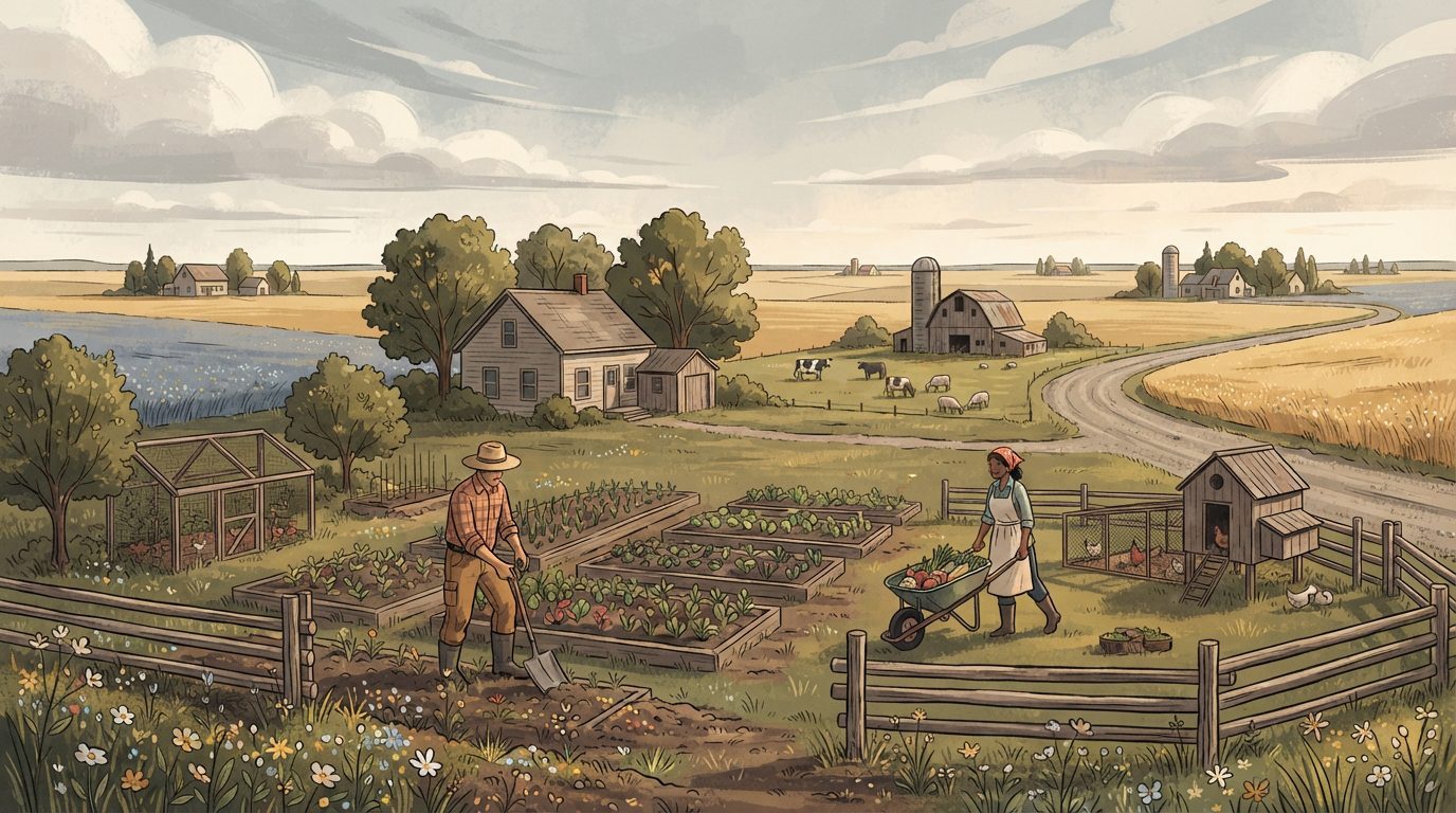 Rosengard subsistence farm — Tales from the Gravel Ridge: Reflecting on August Laughter, Rosengard Memories, and River Journeys