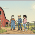 Town & Country Life comic, Episode 2 — When a cow goes missing on the farm, Tyle